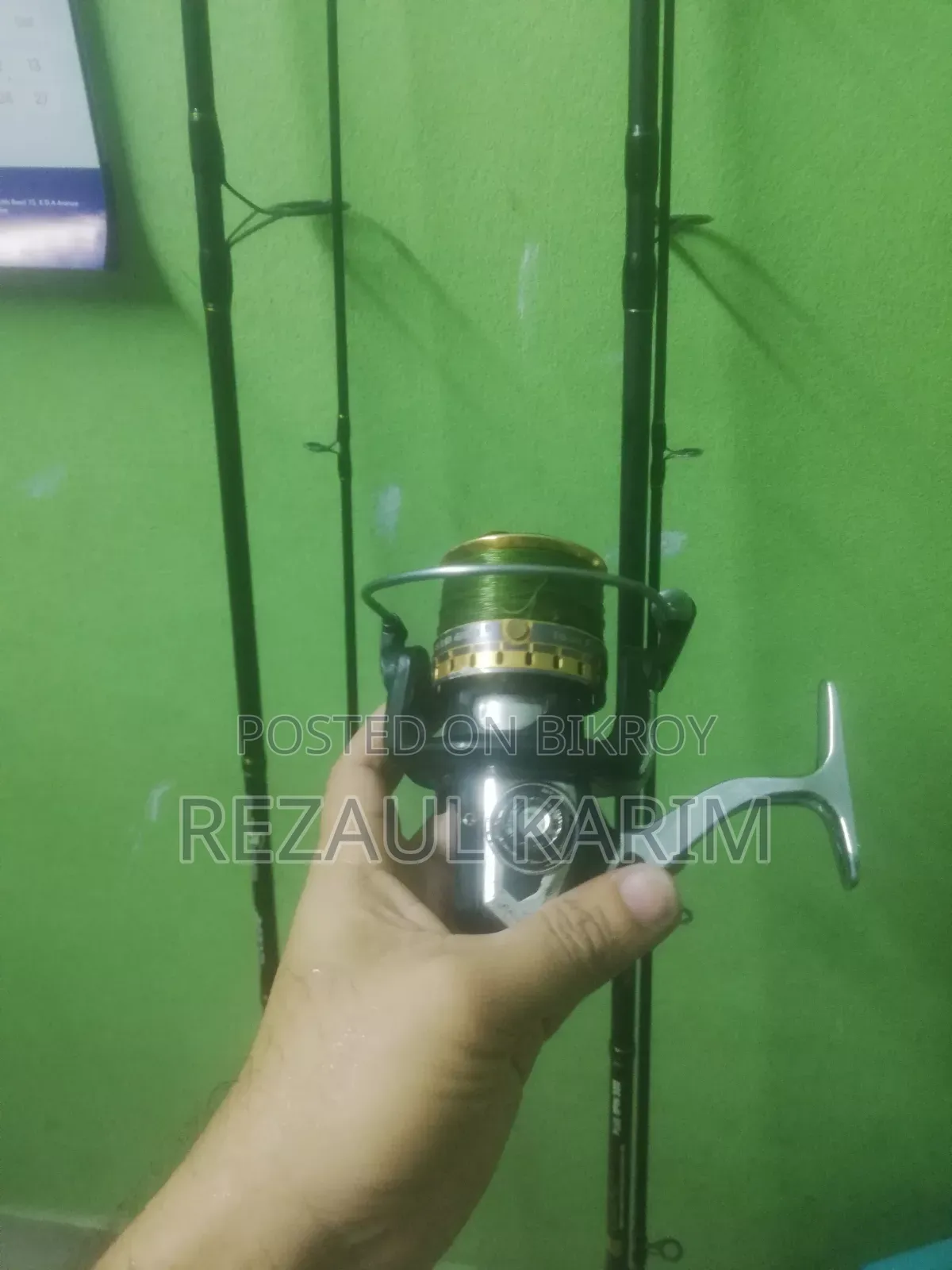 Fishing rod and fishing machine