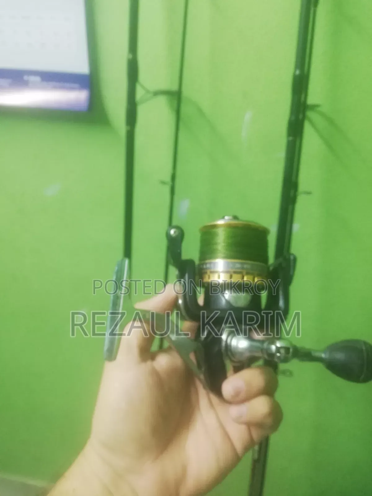 Fishing rod and fishing machine
