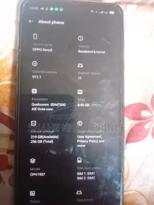 Oppo Reno 2 256 GB Black