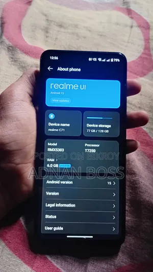 New Realme C71 128 GB Black