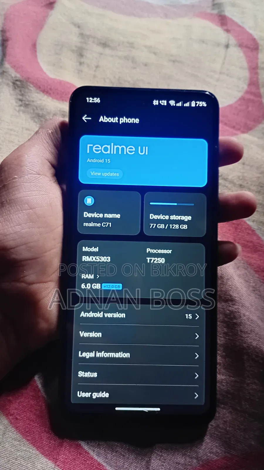 New Realme C71 128 GB Black