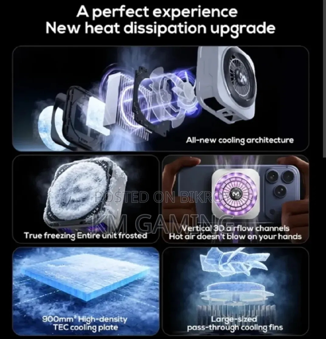 Memo Cx21 Magnetic Semiconductor 18w Phone Cooler - RGB Radiator