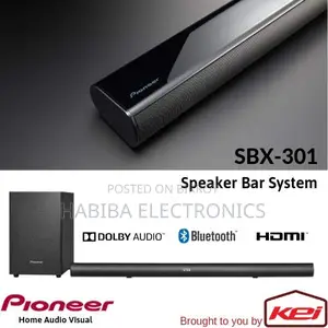Pioneer Sbx-301 Dolby Digital Audio Soundbar Speaker