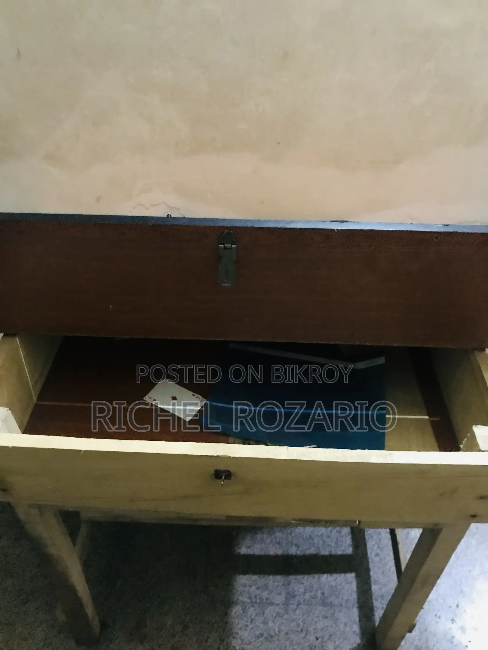 Bed and Study Table