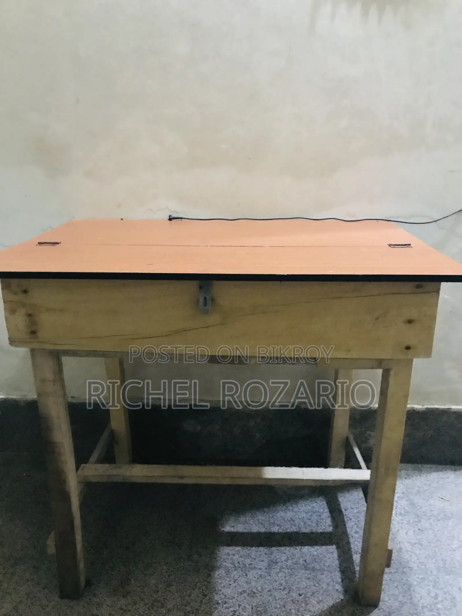 Bed and Study Table