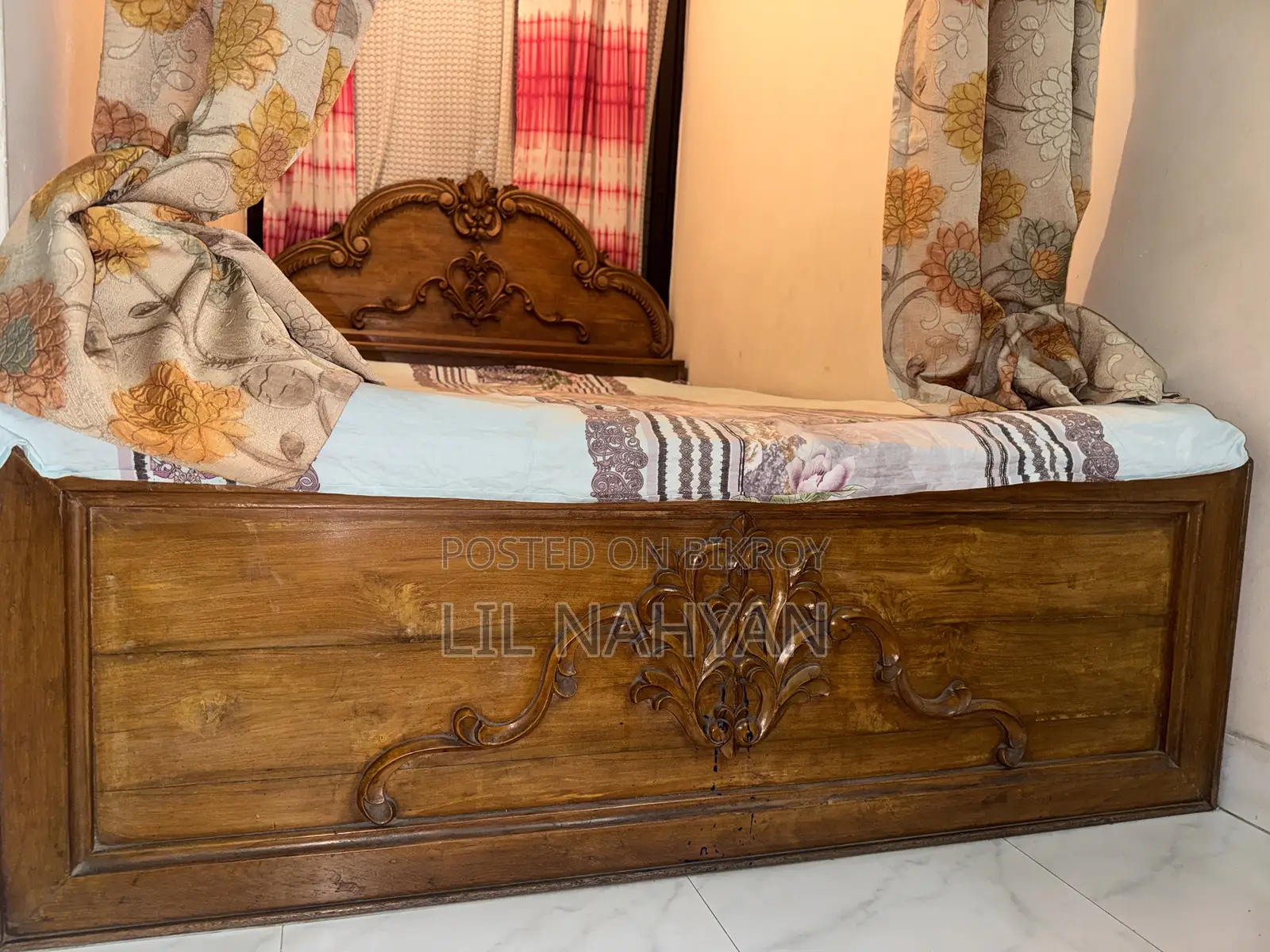 সেগুন কাঠের খাট, Standard Size Bed