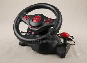 Xtrike Me Gaming Steering Wheel & Pedals (Gp-903) – Like New Condition
