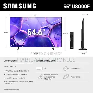 Samsung U8000F 55" Crystal UHD Smart TV