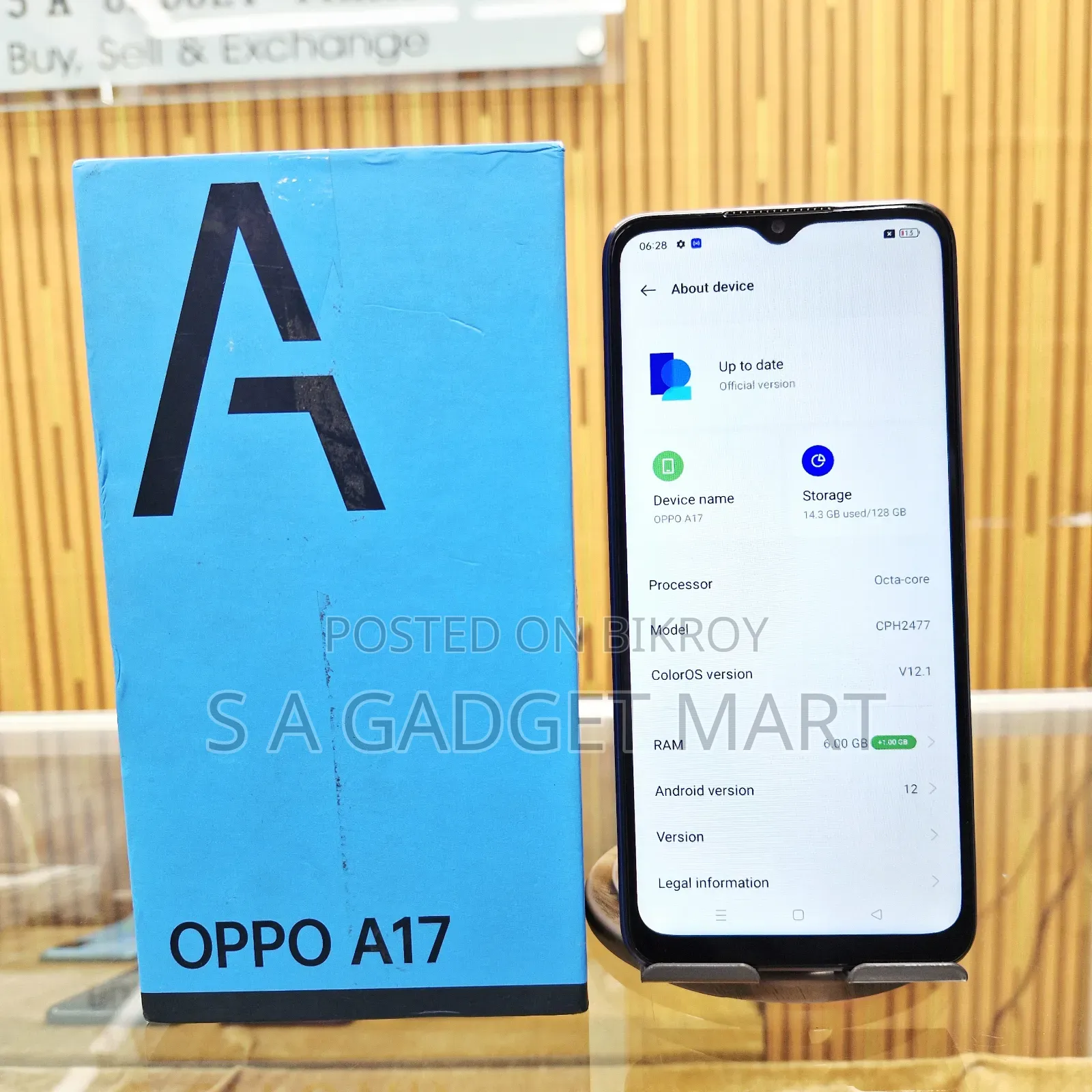 Oppo A17 128 GB Blue