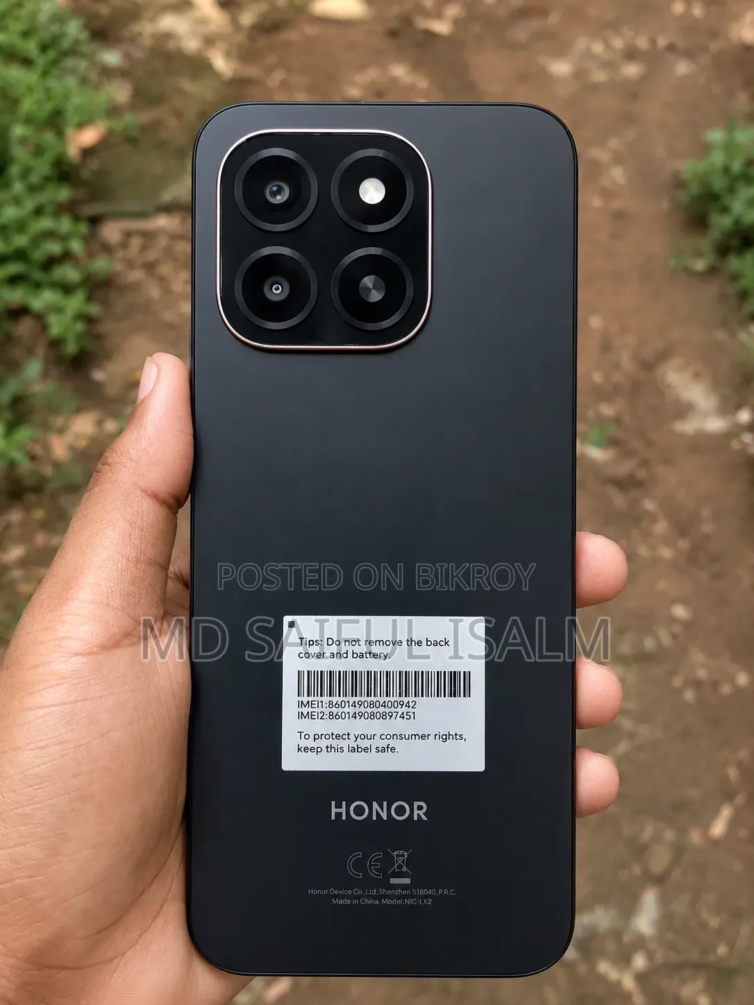অনার এক্স৬সি ১২৮ জিবি ব্ল্যাক