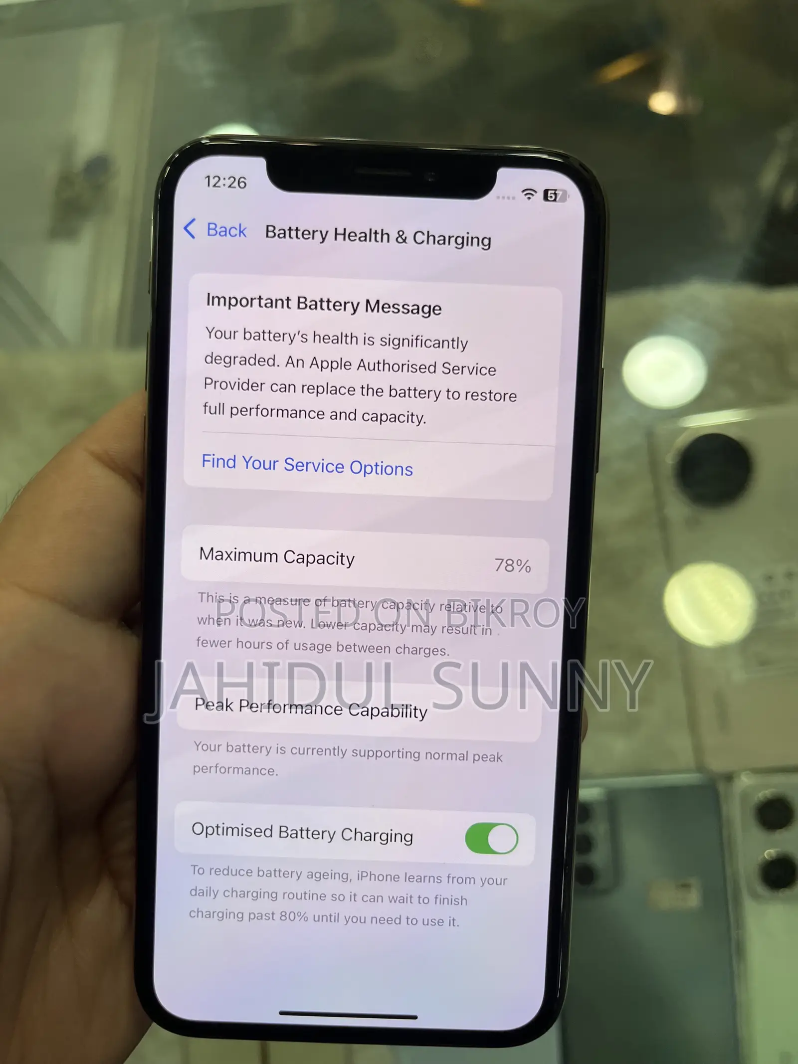 Apple iPhone XS 256 GB Gold