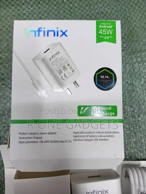 ইনফিনিক্স ৪৫ ওয়াট অরিজিনাল চার্জার