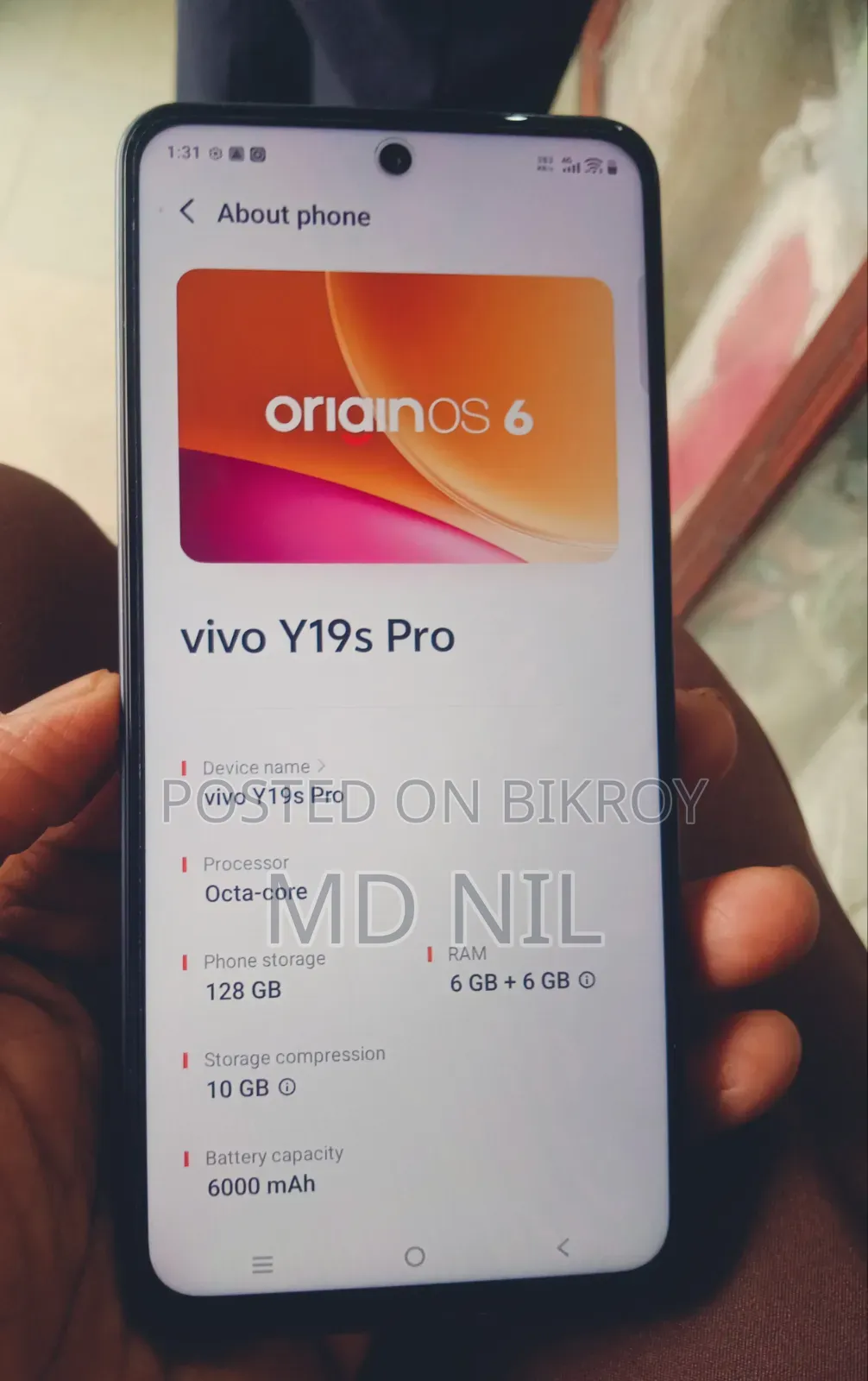 Vivo Y19s Pro 128 GB Black