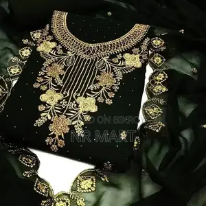 জর্জেট কাপড়ের এমব্রয়ডারি কাজ করা বাজেট ফ্রেন্ডলি ফোর পিস।