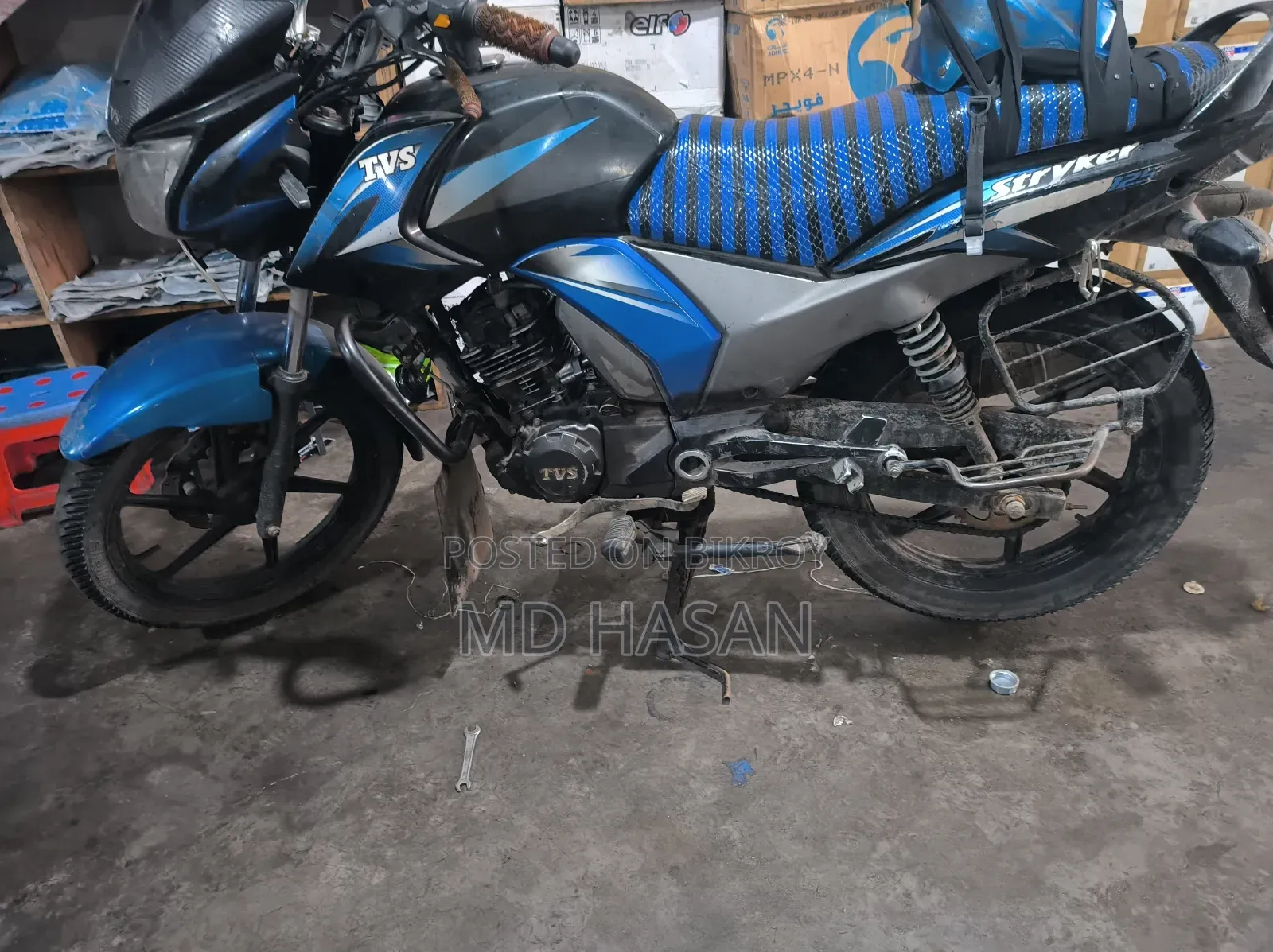 TVS Stryker 125 2018 Blue