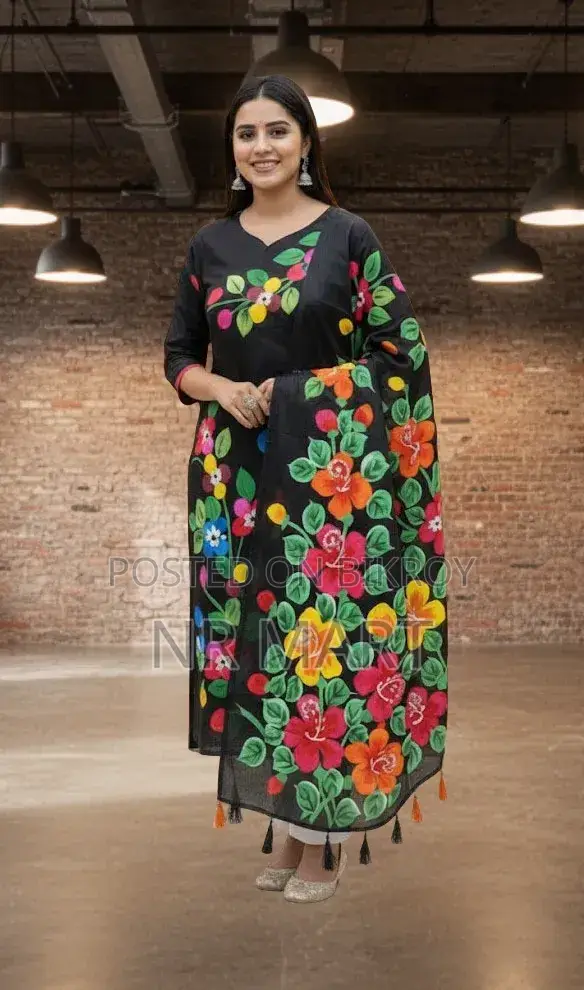 Premium Block Print Three-Piece