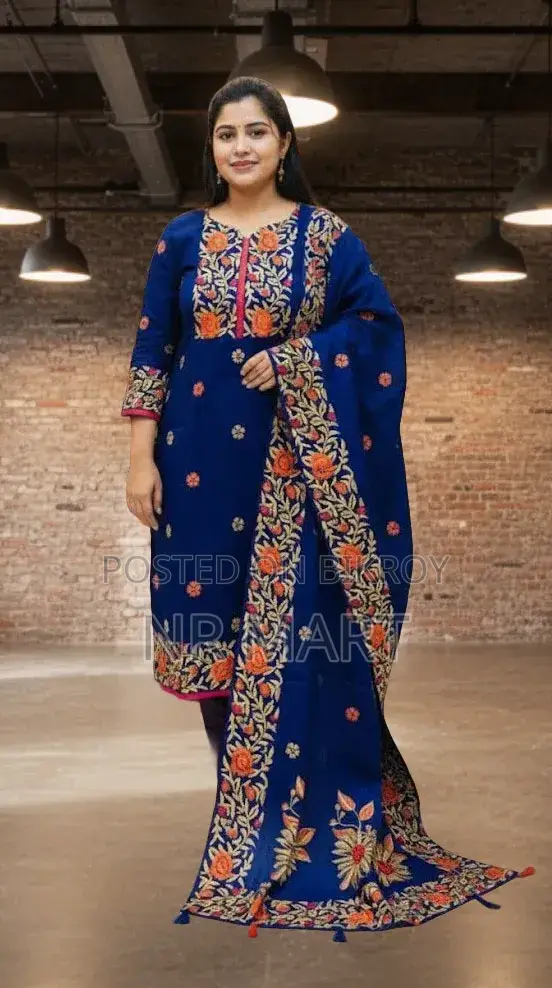 Premium Block Print Three-Piece
