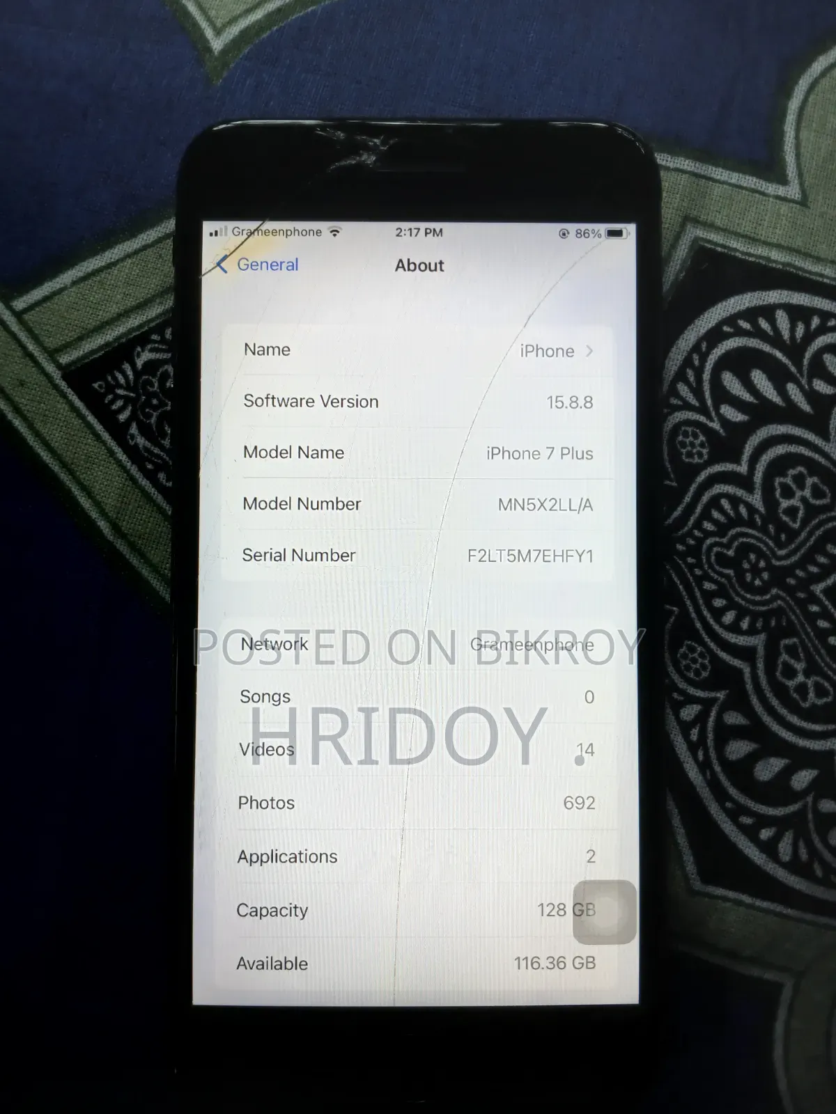 Apple iPhone 7 Plus 128 GB Black