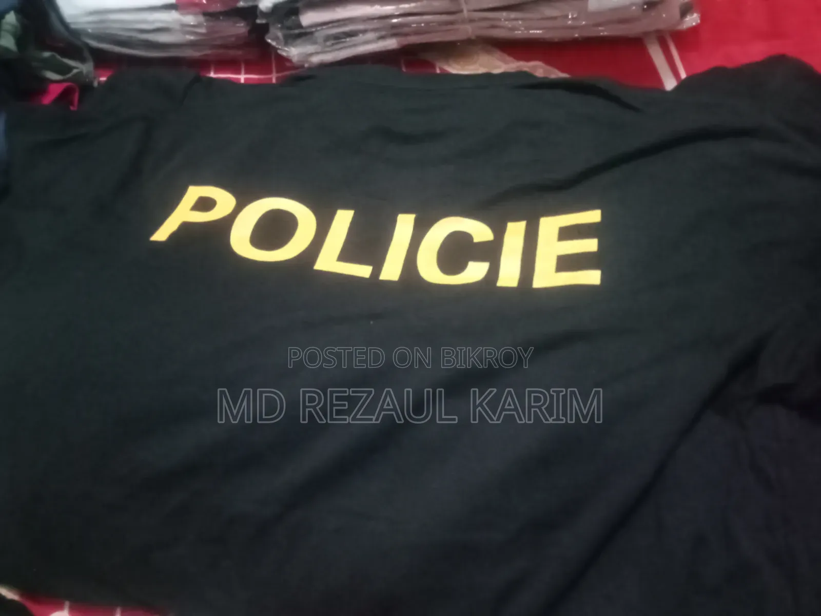 Policie Printed Black Full Sleeve T-Shirt – Only 150 Taka