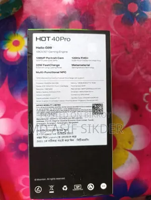Infinix Hot 40 Pro 128 GB Blue
