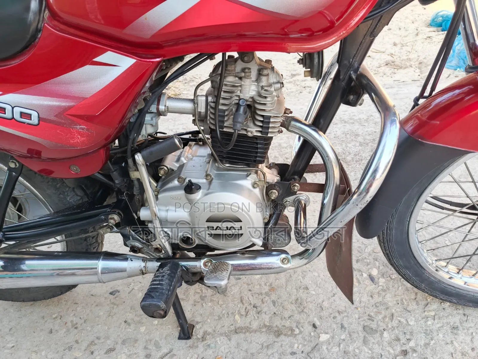 Bajaj CT 100 2016 Red