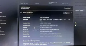 Laptop HP 4GB RAM AMD A4 SSD 128GB