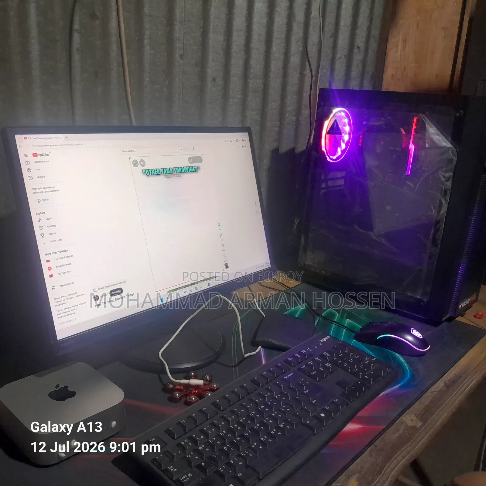 Desktop Computer 8GB AMD Ryzen 5 HDD 512GB