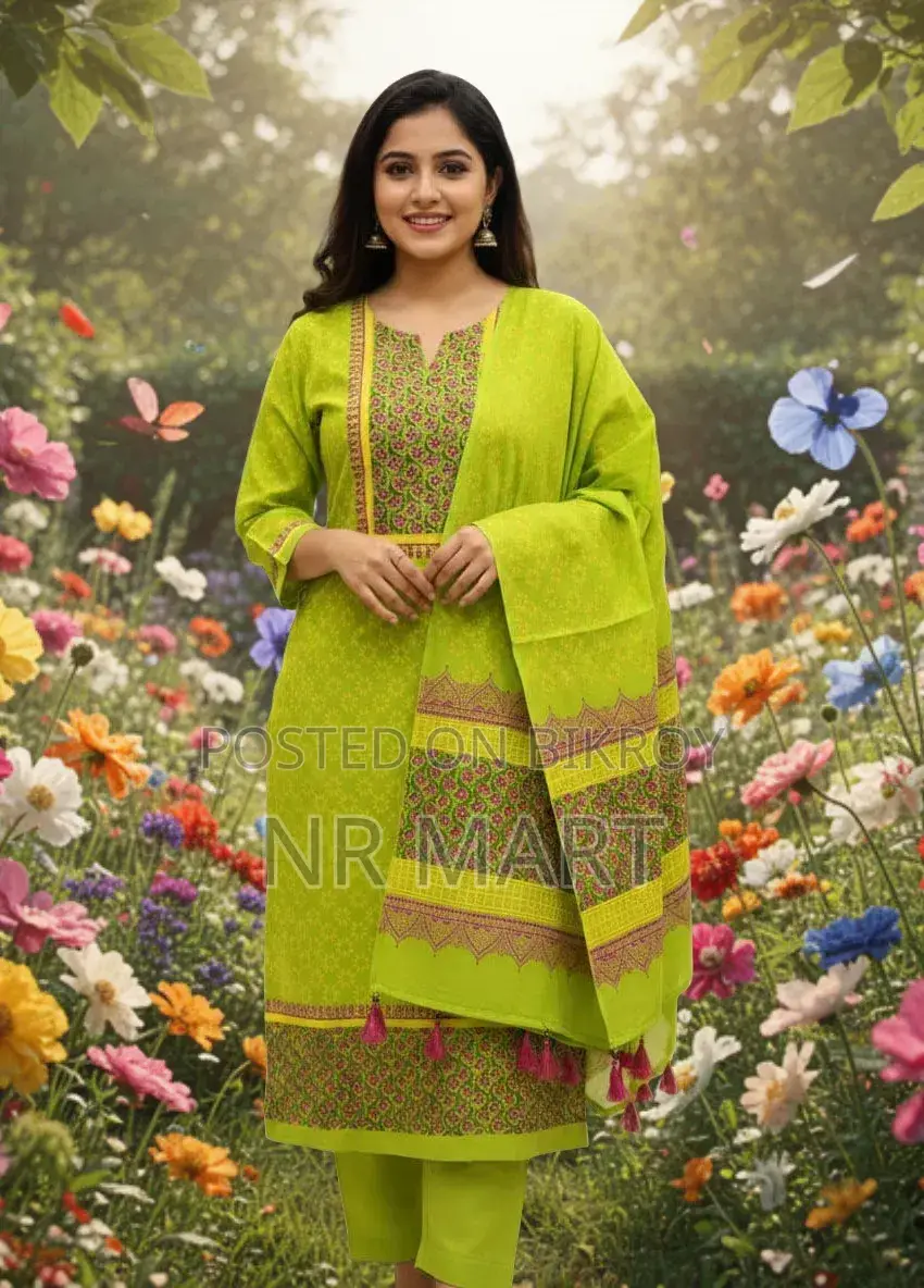 Heritage Block Print Three-Piece
