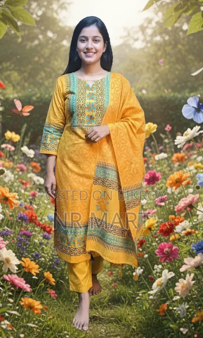 Heritage Block Print Three-Piece