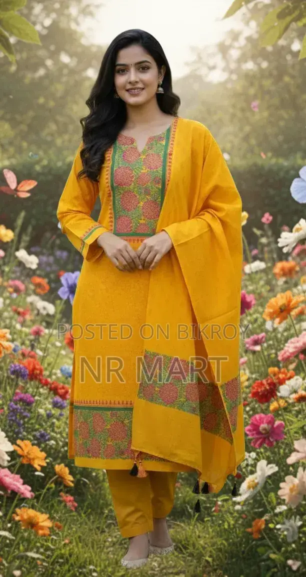 Heritage Block Print Three-Piece
