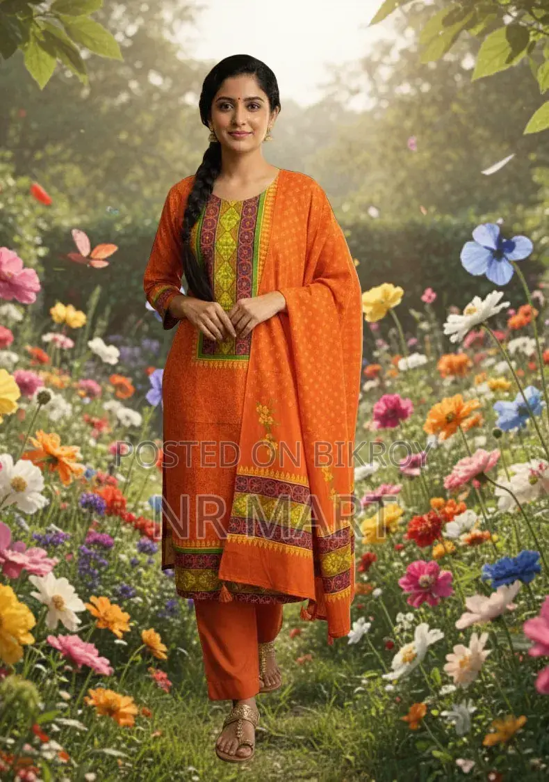 Heritage Block Print Three-Piece