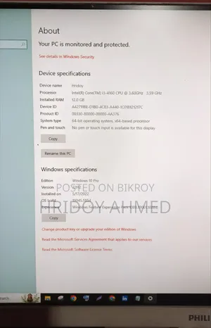 Desktop Computer 12GB Intel Core I3 SSD 128GB