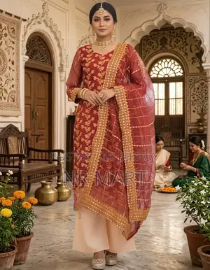 Premium Organza Three-Piece