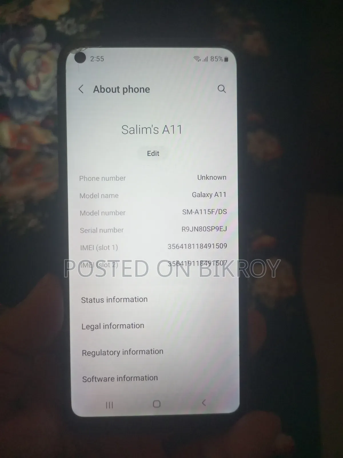 Samsung Galaxy A11 32 GB Black