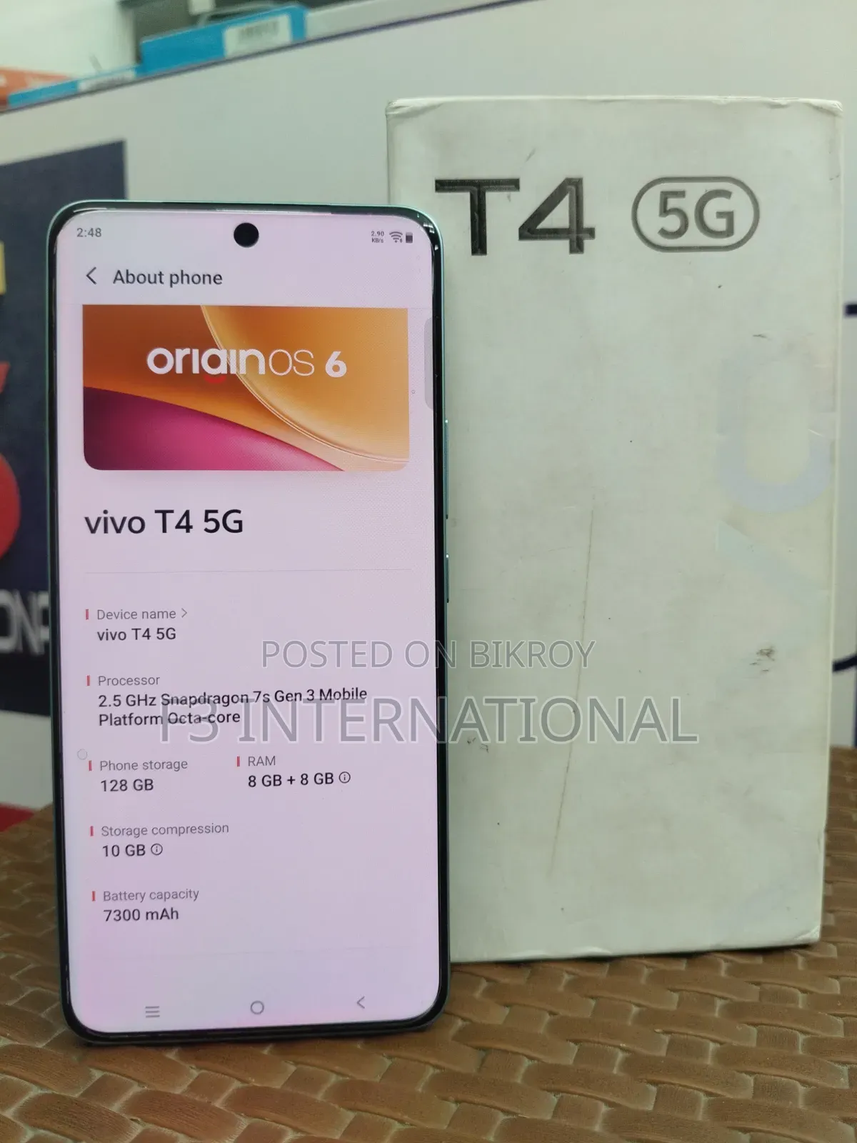 Vivo T4 128 GB Blue