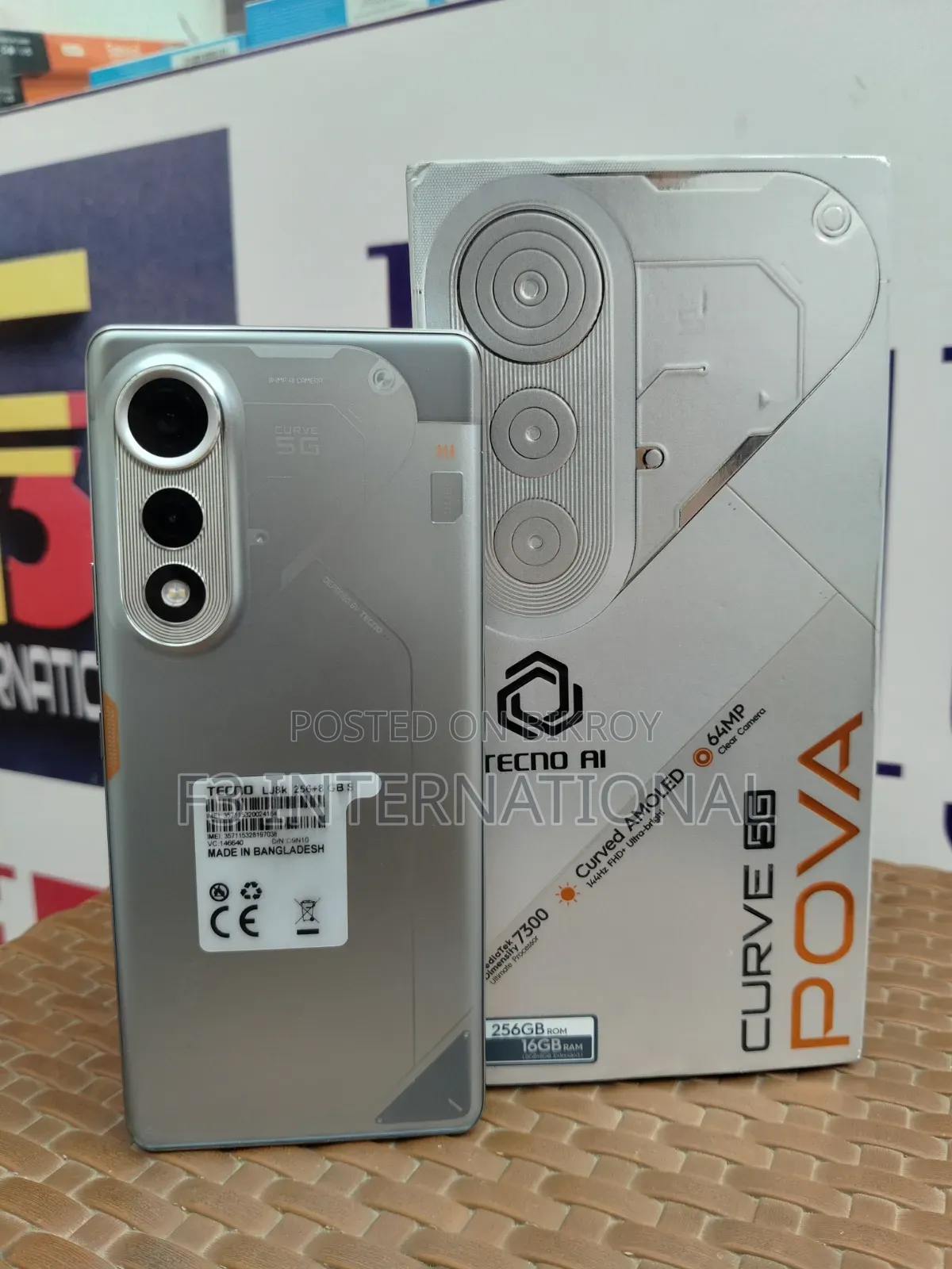 Tecno Pova Curve 256 GB Gray