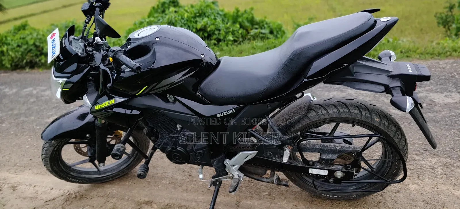 New Suzuki Gixxer Monotone 2026 Black