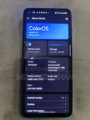 Oppo F21 Pro 128 GB Orange