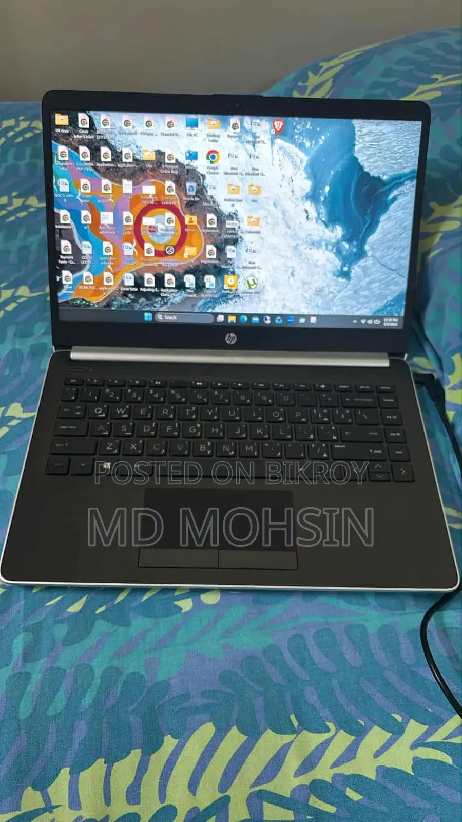 Laptop HP 14-Dq1025cl 8GB Intel Core I5 HDD+SSD 1T