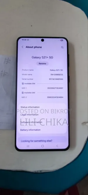 Samsung Galaxy S21+ 5G 256 GB Black