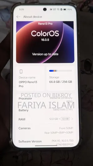 Oppo Reno13 Pro 16 GB Pink