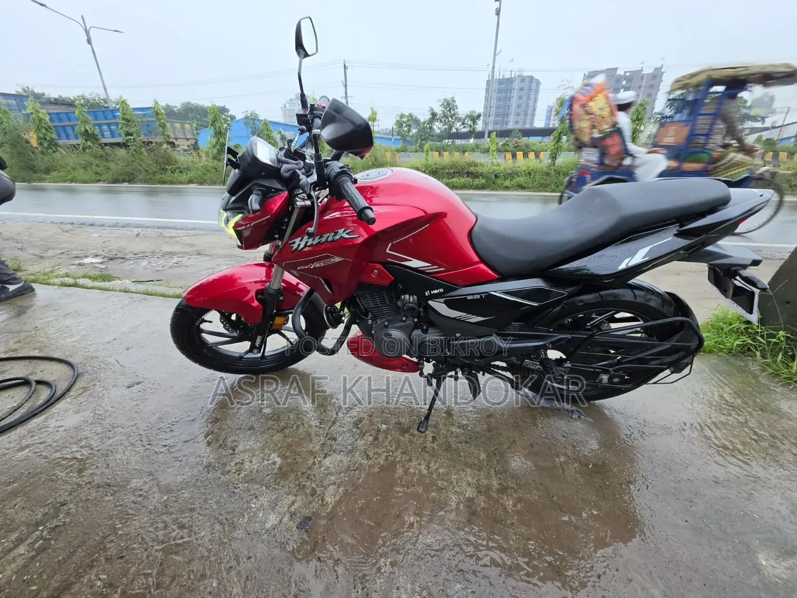 Hero Hunk 150R Xtec 2025 Red
