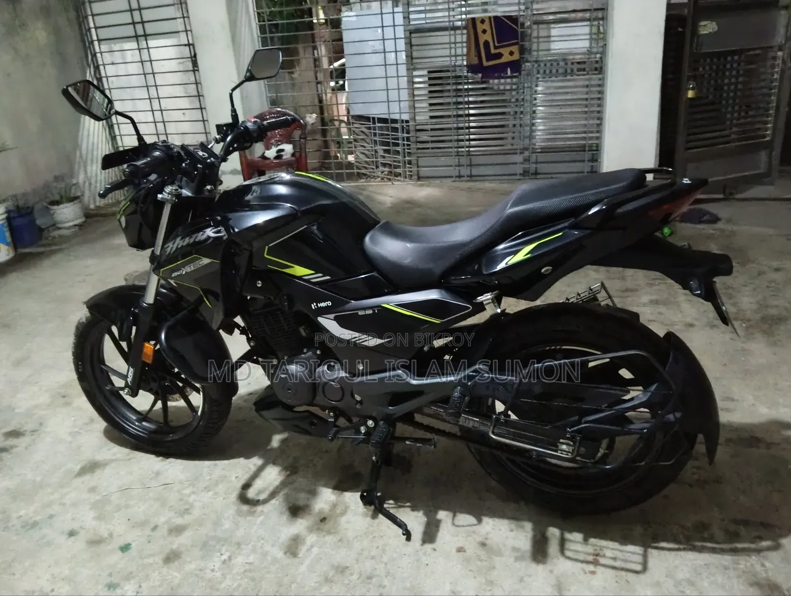 Hero Hunk 150R Xtec 2026 Black