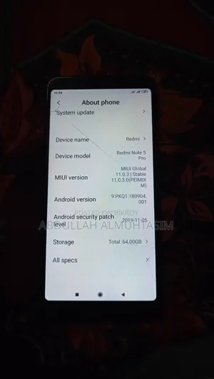 Xiaomi Redmi Note 5 Pro 64 GB Black