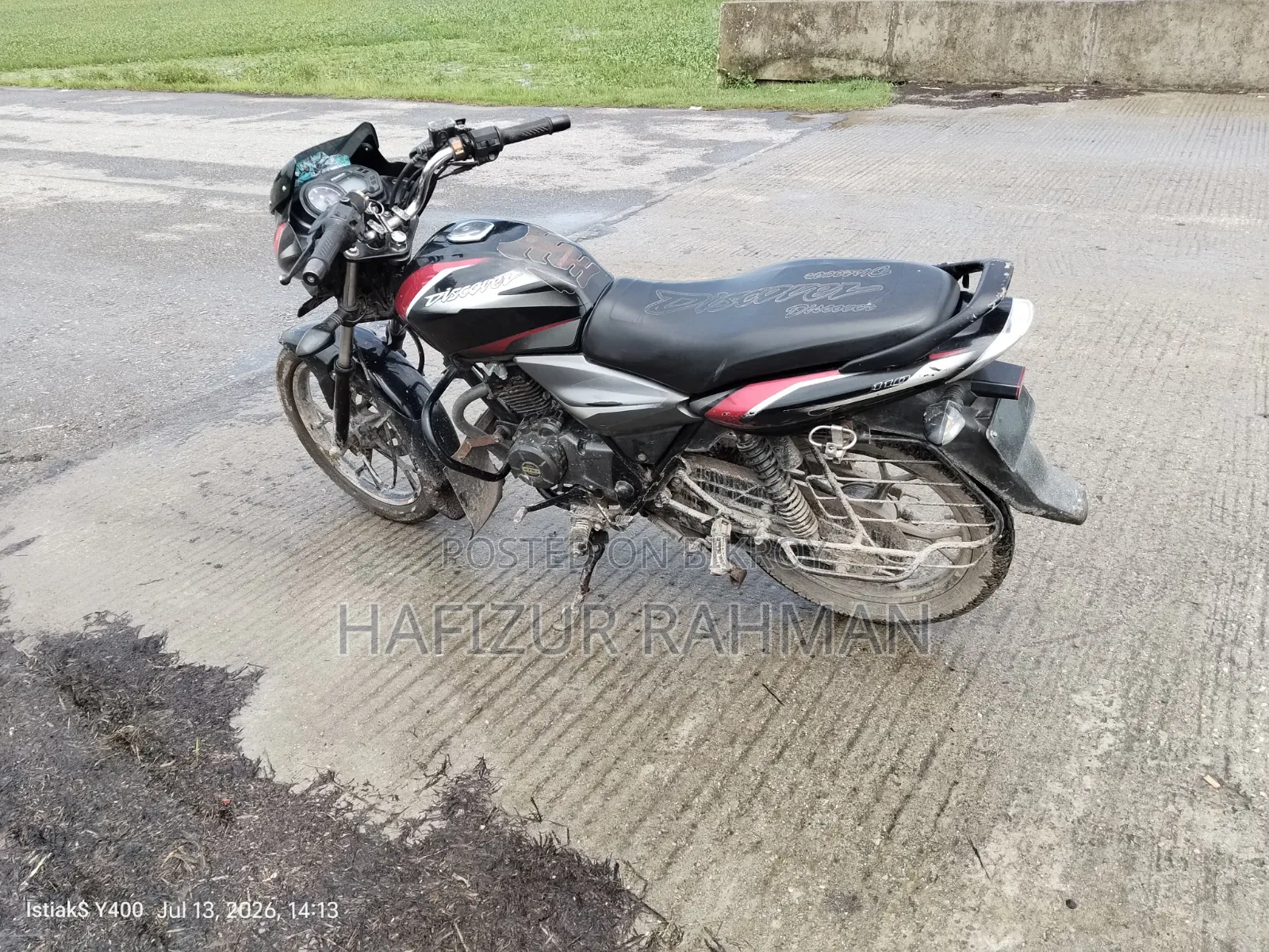 Bajaj Discover 110 2020 Black