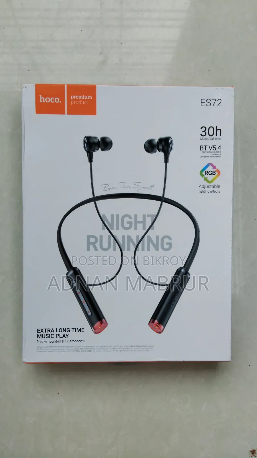 Es72 Neck Mounted Bt Earphone.