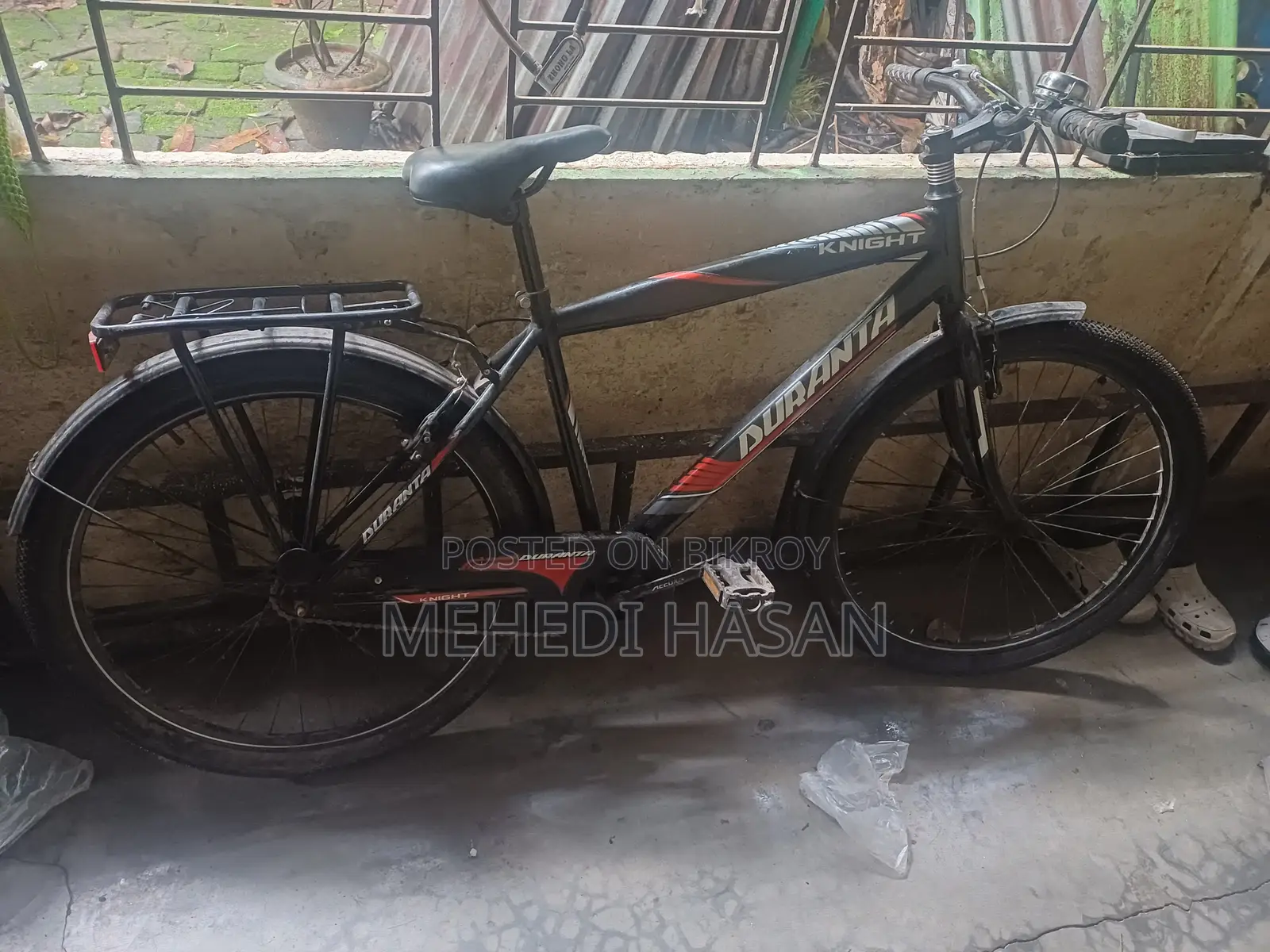 Duranta Knight Black Bicycle 26