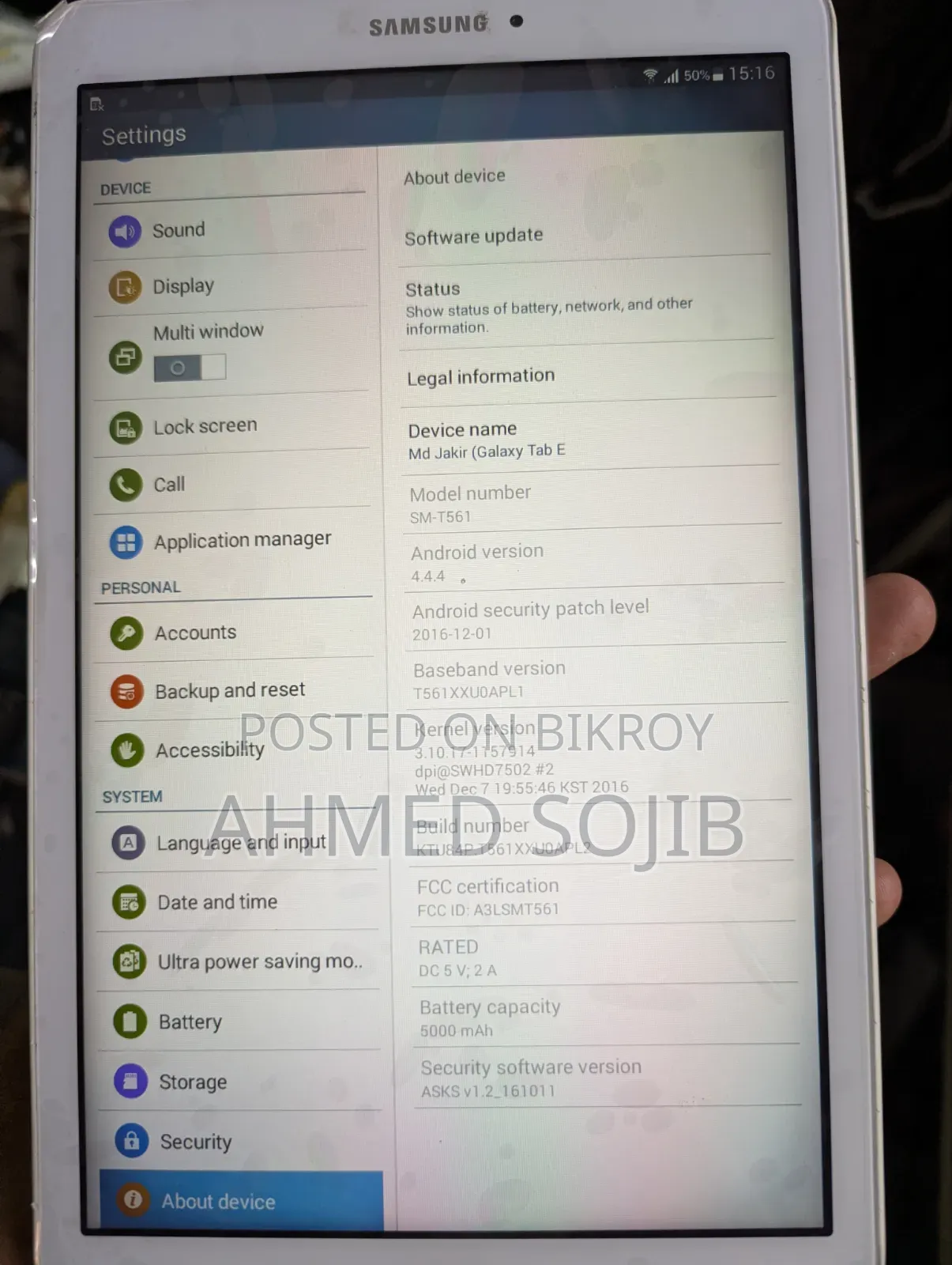Samsung Galaxy A White