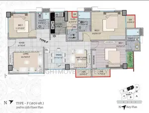 3-Bedroom Apartment in ECB Circle, Kalshi, Mirpur for Sale