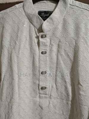 Embroidery White Punjabi